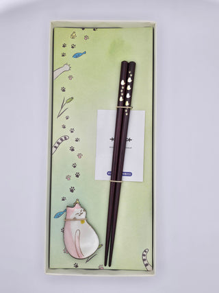 Cat's Walkabout Chopsticks (Pink, Blue)