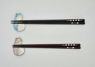 Cat's Walkabout Chopsticks (Pink, Blue)