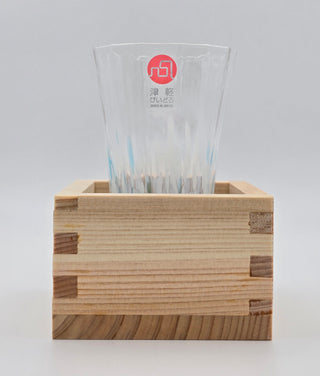 Snow flower (Sake cup with masu box)