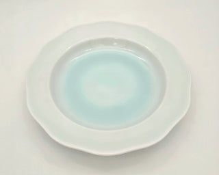 Large Flower Rim Pasta Plate