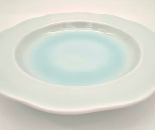 Large Flower Rim Pasta Plate