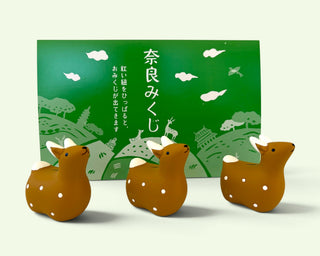 Nara Deer Omikuji Fortune Figure — Nakagawa Masashichi (中川政七商店)