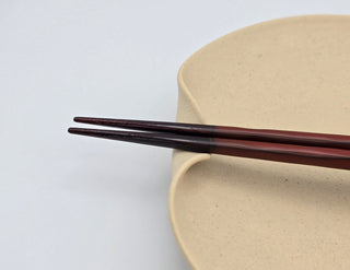 Toki Meki Workshop red lacquered wooden chopsticks, 21.5cm, dishwasher safe, made in Japan